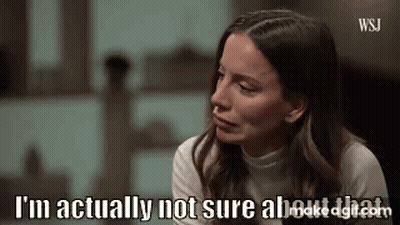 Woman Sitting In Chair Talking GIF