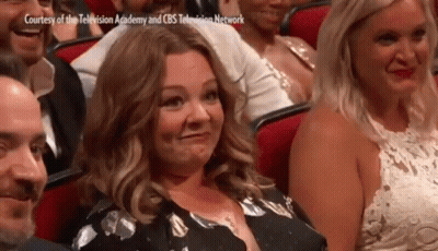 Woman Sitting In Crowd At TV Academy Event GIF