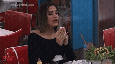 Woman Sitting In Diner With Sabrina GIF