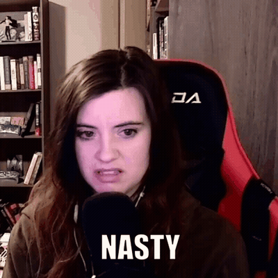 Woman Sitting In Front Of Microphone Nasty GIF