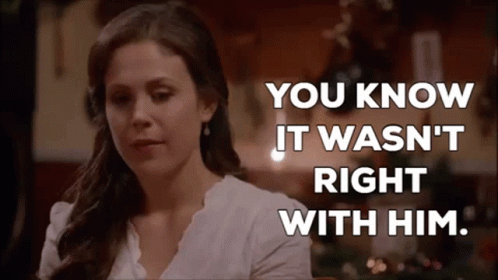 Woman Sitting In Front Of You Know It Wasn't Right Sign GIF