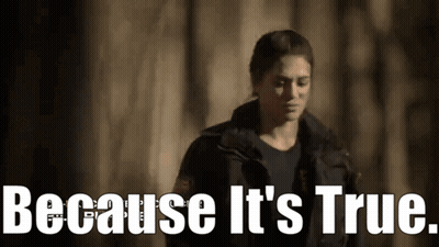 Woman Sitting In Red Chair Saying What GIF