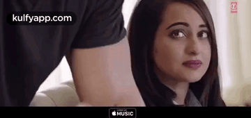 Woman Sitting Next To Man On Couch GIF
