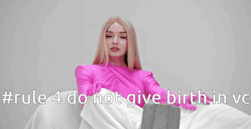 Woman Sitting On Bean Bag Next To Hospital Bed GIF