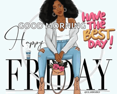 Woman Sitting On Chair With Flowers And Coffee GIF