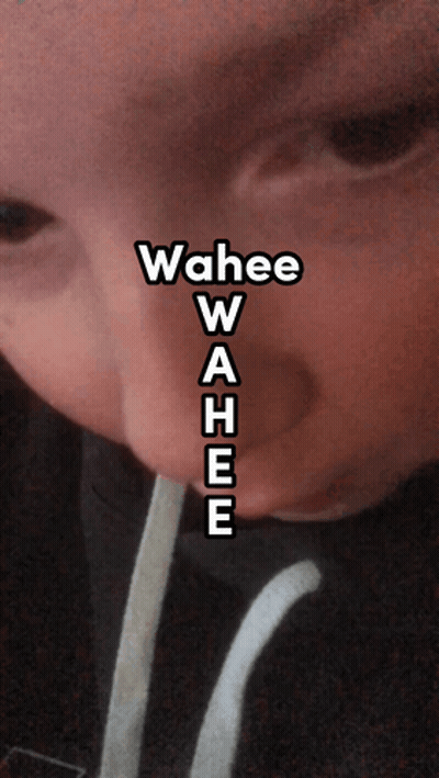 Woman Sitting On Couch Hand On Chin Looking At Camera GIF