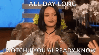 Woman Sitting On Couch Talking To Man GIF