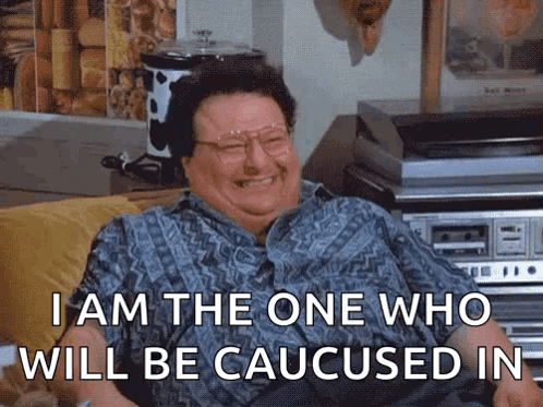 Woman Sitting On Couch With Text GIF
