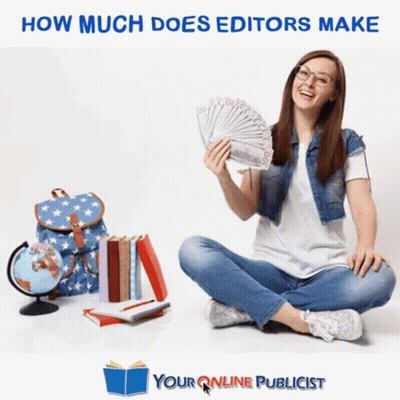 Woman Sitting On Floor Holding Fan Of Money Saying How Much Does Editors Make GIF