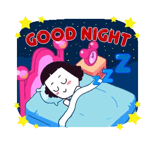 Woman Sleeping Good Night Sticker