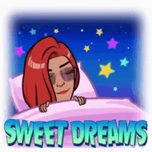 Woman Sleeping In Bed Sweet Dreams GIF