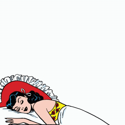Woman Sleeping On Bed GIF