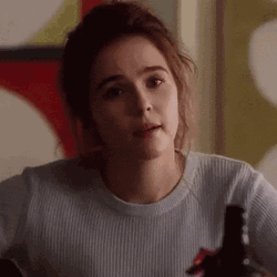 Woman Sliding Out Byeeee GIF