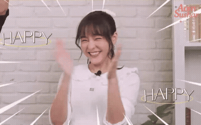 Woman Smiling And Clapping Happy GIF