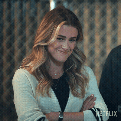 Woman Smiling Arms Crossed Netflix GIF