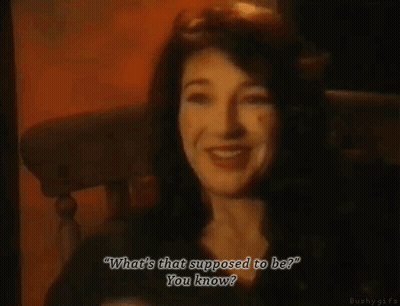 Woman Smiling Asking What's That GIF
