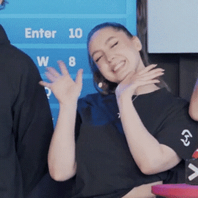 Woman Smiling At Enter 10 W 8 Screen GIF