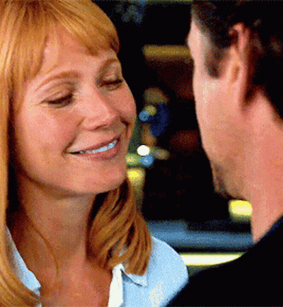Woman Smiling At Man Close Up GIF