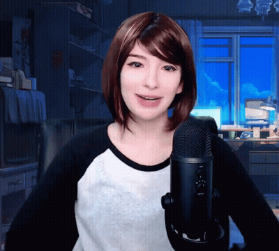 Woman Smiling At Microphone GIF