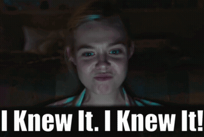 Woman Smiling Behind I Knew It GIF