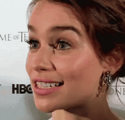 Woman Smiling Close Up GIF