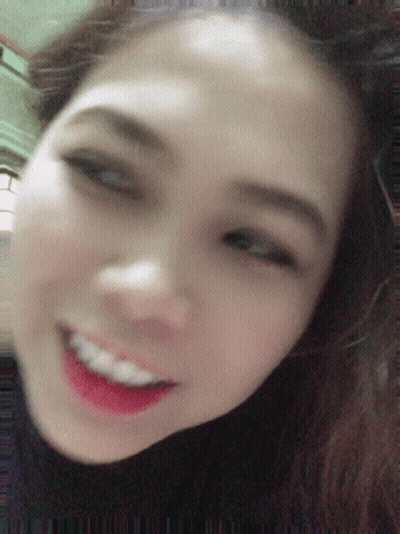 Woman Smiling Close Up GIF