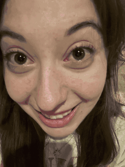 Woman Smiling Close Up GIF