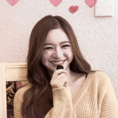 Woman Smiling Holding Microphone GIF