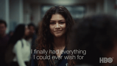 Woman Smiling I Finally Had Everything I Could Ever Wish For GIF