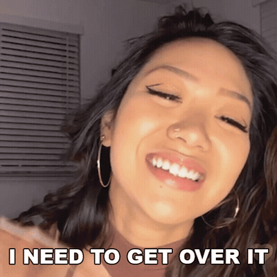 Woman Smiling I Need To Get Over It GIF