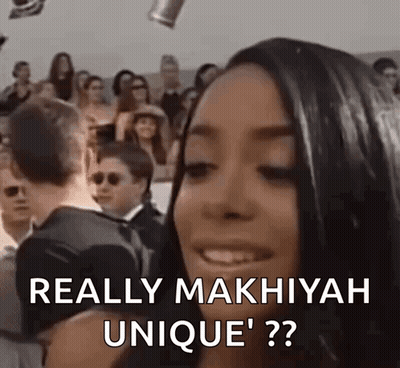 Woman Smiling in Front of Crowd Says Really Makhiyah Unique