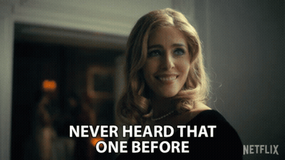 Woman Smiling In Netflix Ad GIF