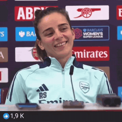 Woman Smiling In Soccer Jersey GIF