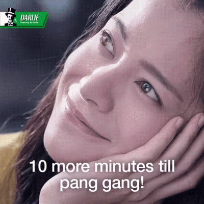 Woman Smiling Saying 10 More Minutes Till Pang Gang GIF