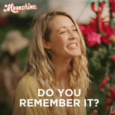 Woman Smiling Saying Do You Remember It GIF