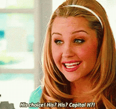 Woman Smiling Saying His Choice GIF