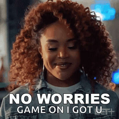 Woman Smiling Saying No Worries Game On GIF