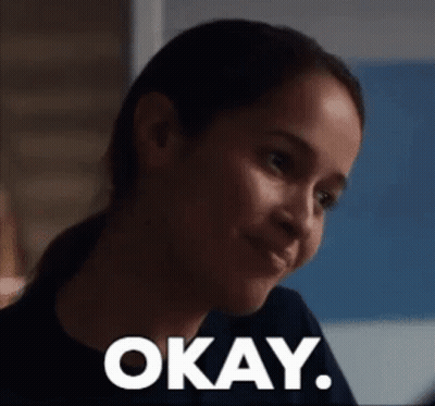 Woman Smiling Saying Okay GIF