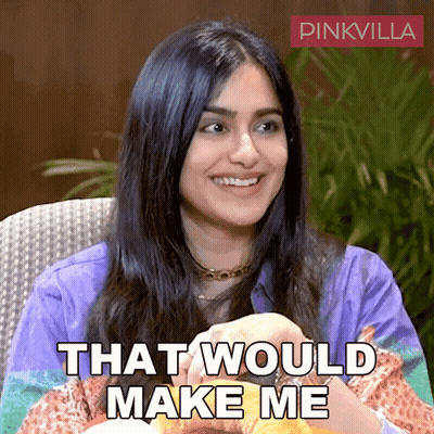 Woman Smiling Saying That Would Make Me GIF