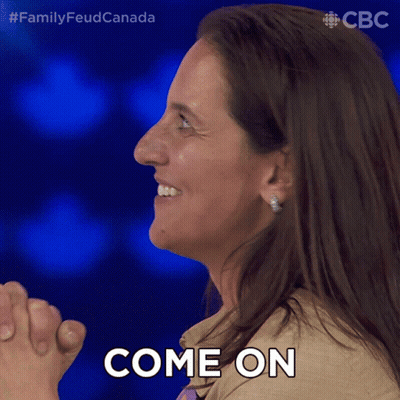 Woman Smiling Says Come On In GIF