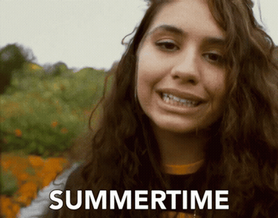 Woman Smiling Summertime GIF