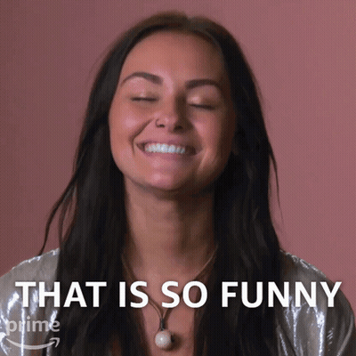 Woman Smiling That Is So Funny GIF