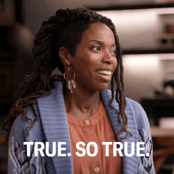 Woman Smiling True Dat So True GIF