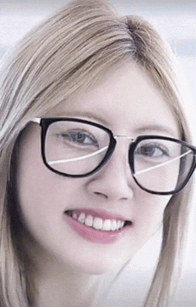 Woman Smiling Wearing Glasses GIF