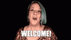 Woman Smiling Welcome To The Team Meme GIF