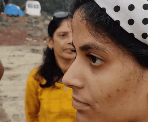 Woman Smiling With Eyes Closed GIF
