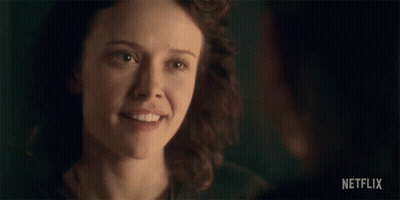 Woman Smiling With Good Night Netflix GIF
