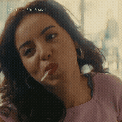 Woman Smoking Cigarette La Guarimba Film Festival GIF