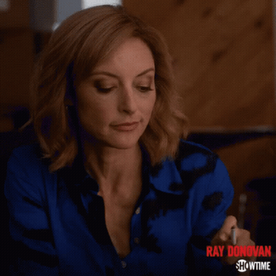 Woman Smoking Cigarette Ray Donovan Showtime GIF
