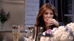 Woman Solo Drinking GIF